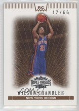2007-08 Topps Triple Threads Sepia 17/66 Wilson Chandler #125 Rookie RC 0v1