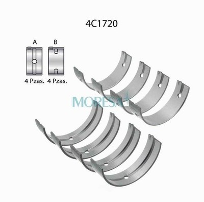 MORESA 4C1720 .020 OVERSIZE Main Bearing Set