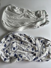 Grosnug Bag 0-3 Months Swaddle Bundle 2 For Baby Super Light Light White Blue