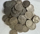 Buffalo 🦬 Indian Head Nickel 5c Roll 40 Coins $2 Face A Few With Dates