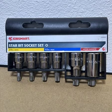 Jobsmart 6 Piece Star Bit Socket Set 3/8 & 1/2" Drive 1038285