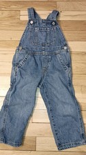 Classic Baby Gap Blue Denim Overalls Toddler 2 Button Straps