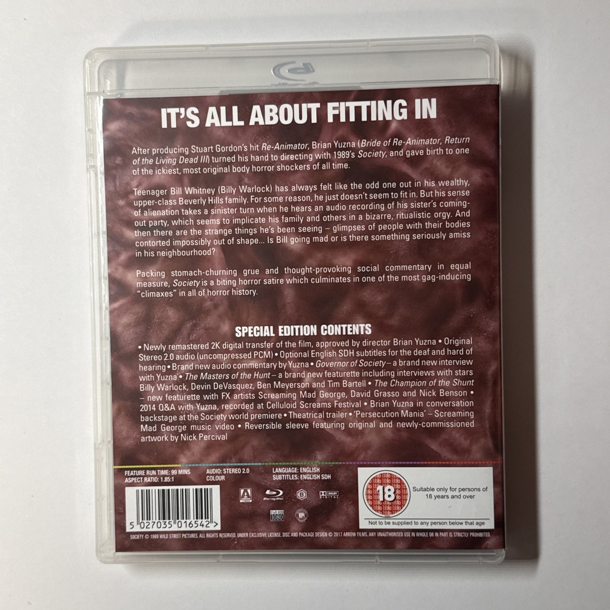 Society (Blu-ray, 1989) for sale online | eBay