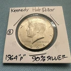 1964 P KENNEDY HALF DOLLAR (50Ç)  - 90% Silver