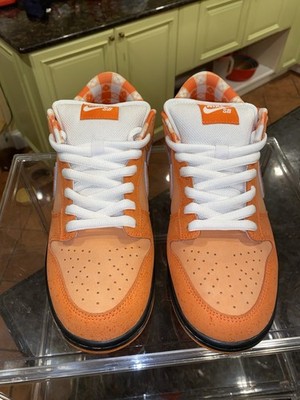 Orange Lobster SB Dunk Low Size 9 Men s CFM Sample Pair 1 Of 5 Pairs Made!!!!!!!