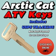 Arctic Cat ATV spare replacement keys Cut to Code key for codes A39810-A59597