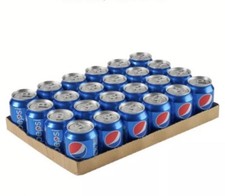 1 CRATE / 24 CANS - PEPSI 330ml +  24H DELIVERY - UK CHEAPEST
