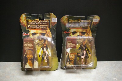 NEW 2006 PIRATES OF THE CARRIBEAN CAPTAIN AND PRISON ESCAPE JACK SPARROW FIGURES