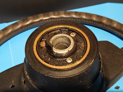 1984 Porsche 944 Steering Wheel Brown 3 Spoke - fits 911 etc. - Picture 21 of 24