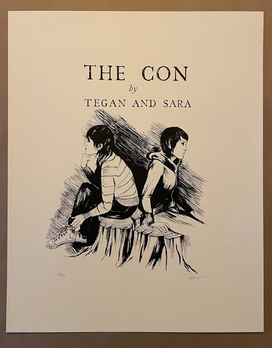 Póster de TEGAN AND SARA THE CON serigrafía impresión artística por Emy Storey 2007 - Imagen 2 de 8