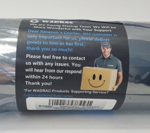 Wadrac PVC Cover Clear Plastic Water Resistant Table Protector 28" x 108" - Bild 2 von 2