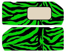 Driverpassenger Car Sun Visor Covers Fits Chevy Camaro 1982-2002 Zebra Design