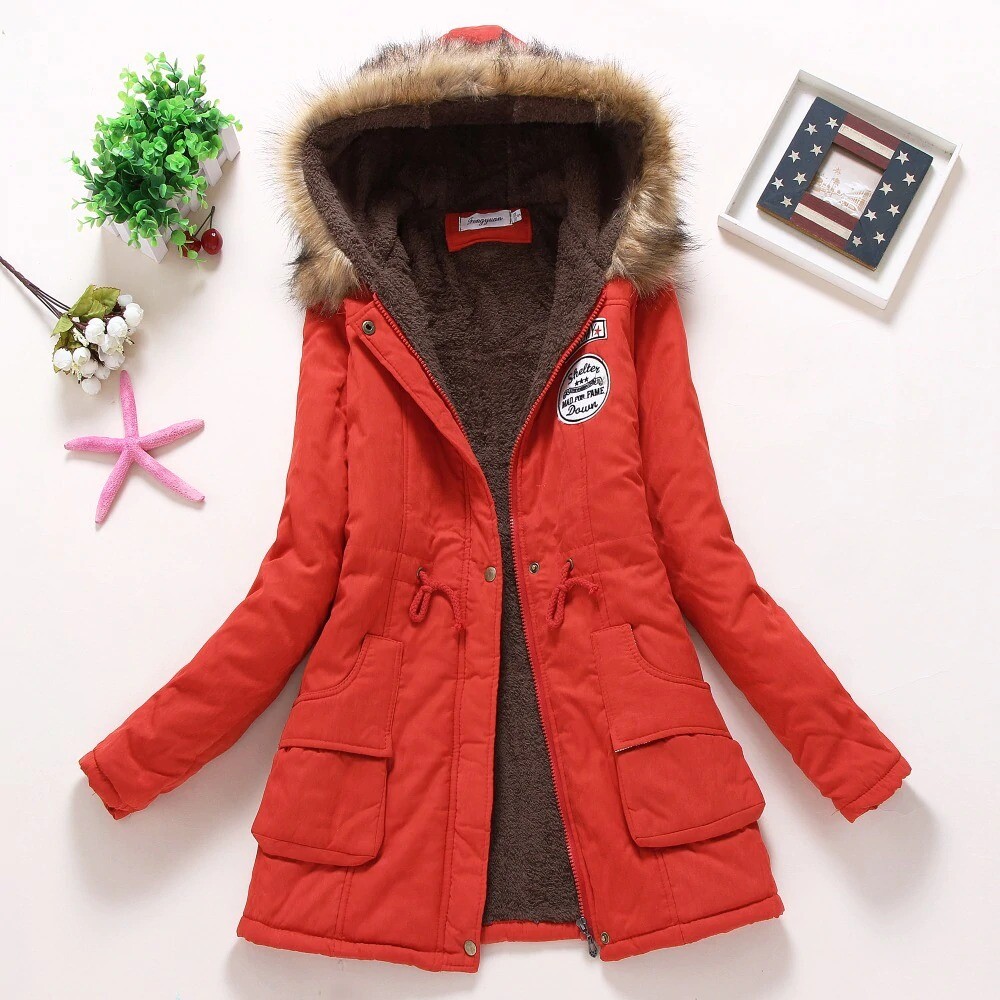 mujer mujer abrigo de invierno nieve mujer con capucha | eBay