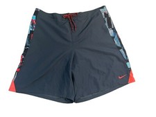 Nike Lined Board Shorts Surf Swim Trunks XXL Dark Gray 2XL Mens