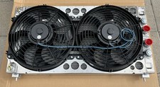 Detomaso Pantera Fluidyne Aluminum Radiator 71-96 W High Performance Fan Kit