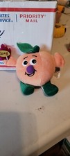 NEW Toy Box Creations Fruit Seedies Peaceful Peach Beanbag Plush Toy