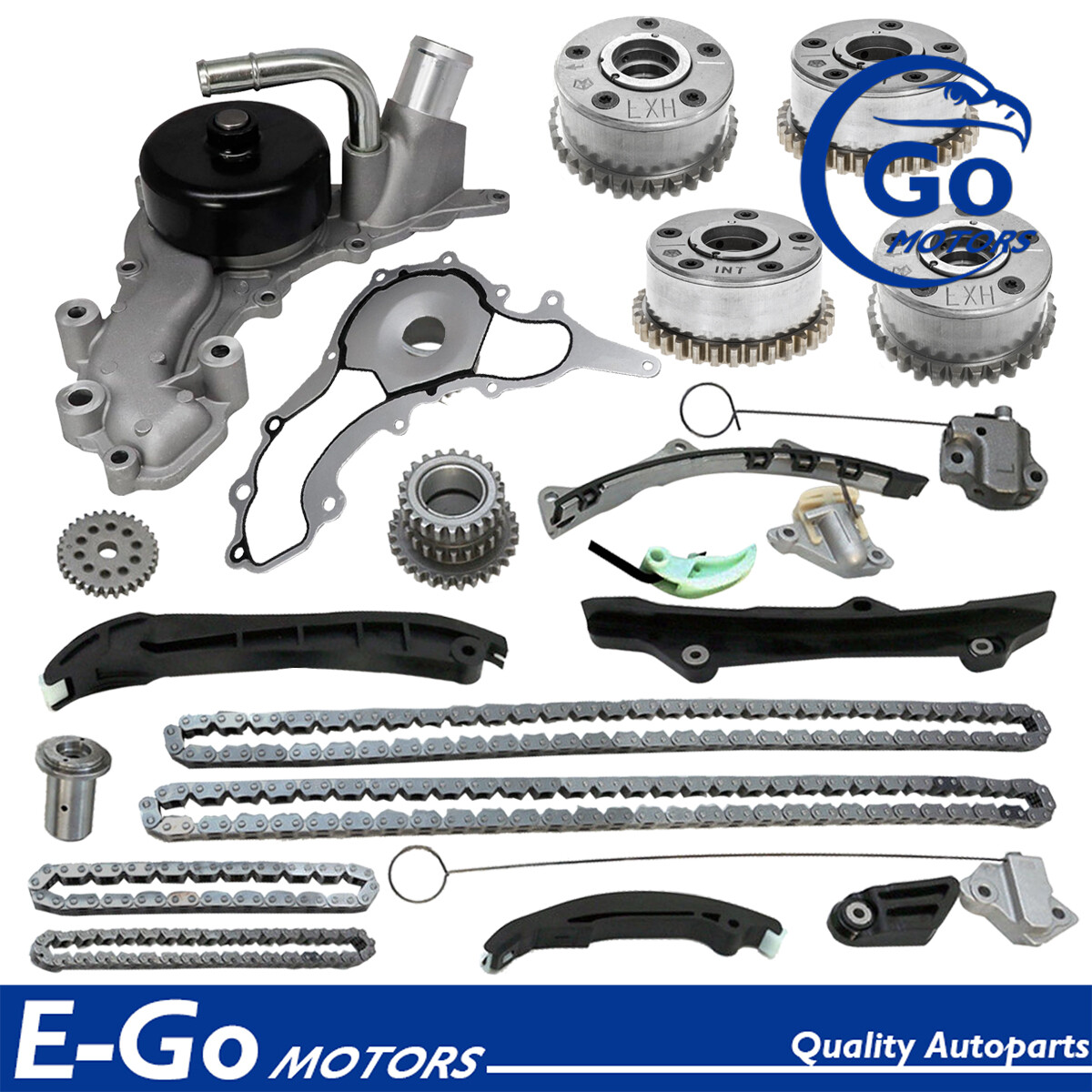 Timing Chain Kit Water Pump Cam Phaser Fit Maserati Levante S Ghibli Q4 GT 3.0L