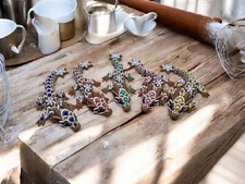 3D Printed Gingerbread Dragon - Unique Holiday Decor, Fantasy Gift, Dragon egg