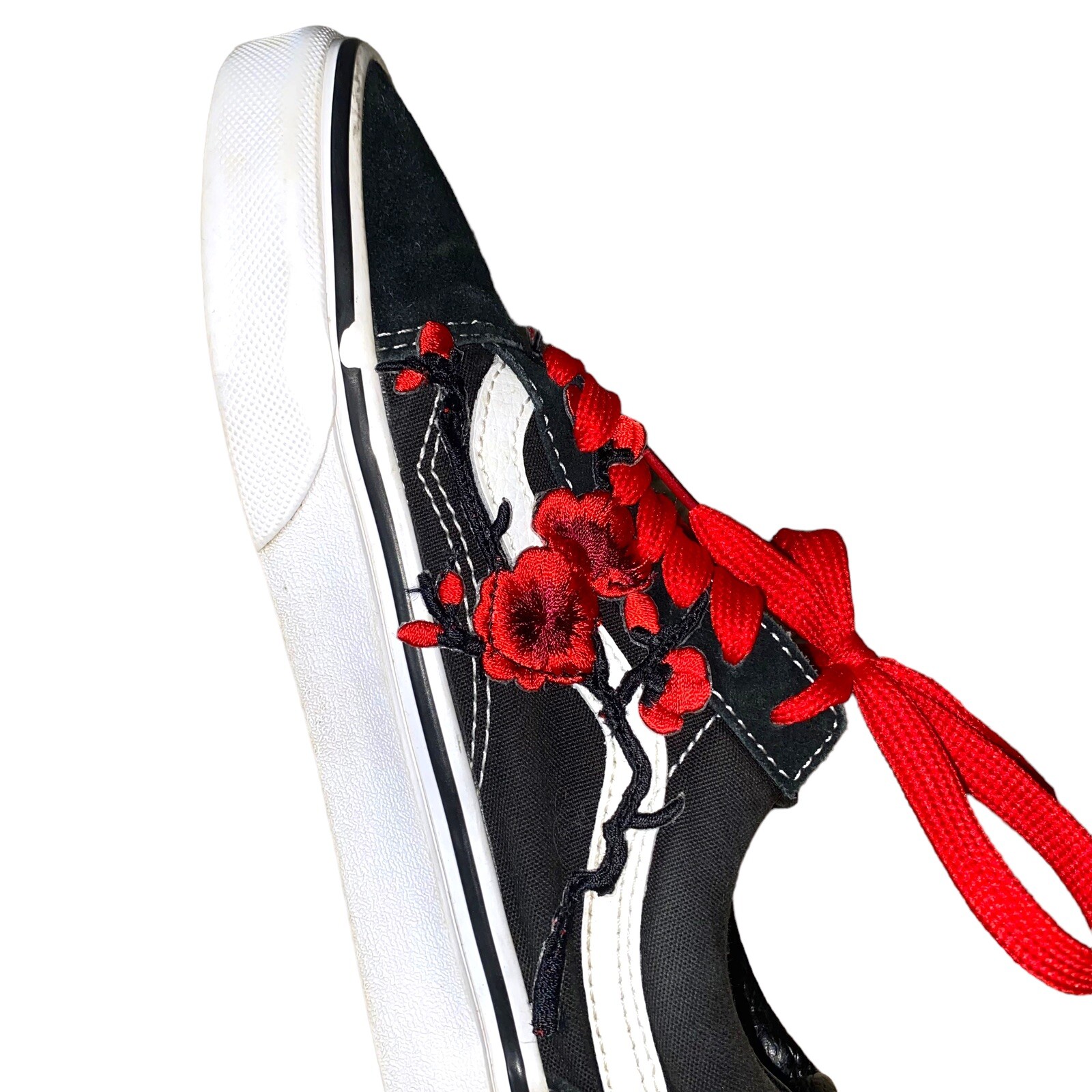 Special Cherry blossom Vans Women classic sneakers W6 Gem