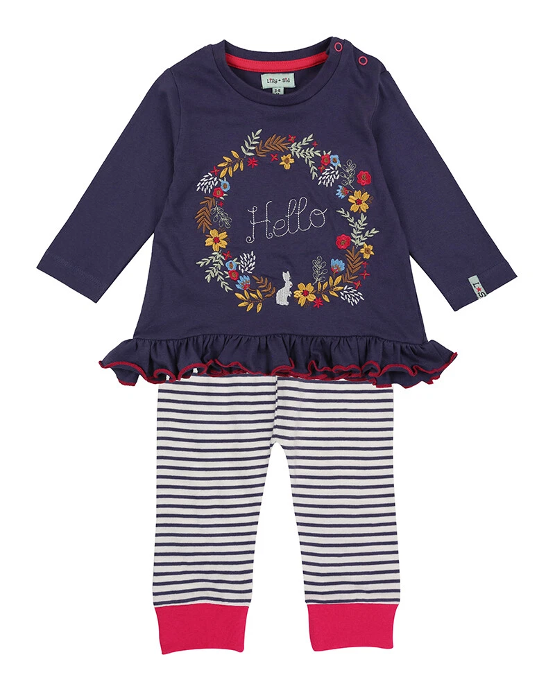 Baby girl cheap navy leggings
