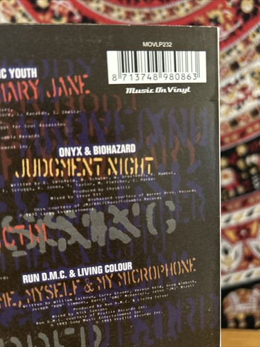 Judgment Night (Music From The Motion Picture) ~ NM/VG+, 180g Vinyl, Reissue - Picture 8 of 8