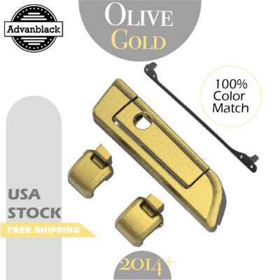 OLIVE GOLD For Harley Hinges Latch Advanblack Razor Chopped King Tour ...