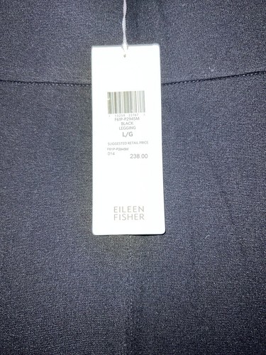 Neu mit Etikett Eileen Fisher Damen Leggings schwarz Größe L - Bild 3 von 5