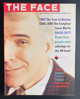 The Face Magazine No.93 January 1988 Steve Martin Yargo Robocop Karaoke Biko