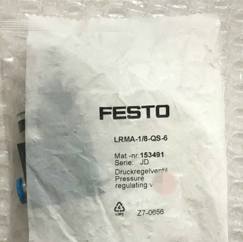 Festo LRMA-1/8-QS-6 153491 Pressure Regulator New One Free Shipping LRMA1/8QS6