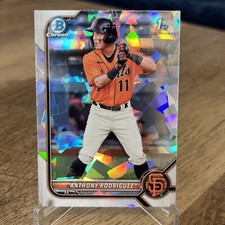 2022 Bowman Chrome Anthony Rodriguez 1st Atomic Refractor Giants #BCP-26