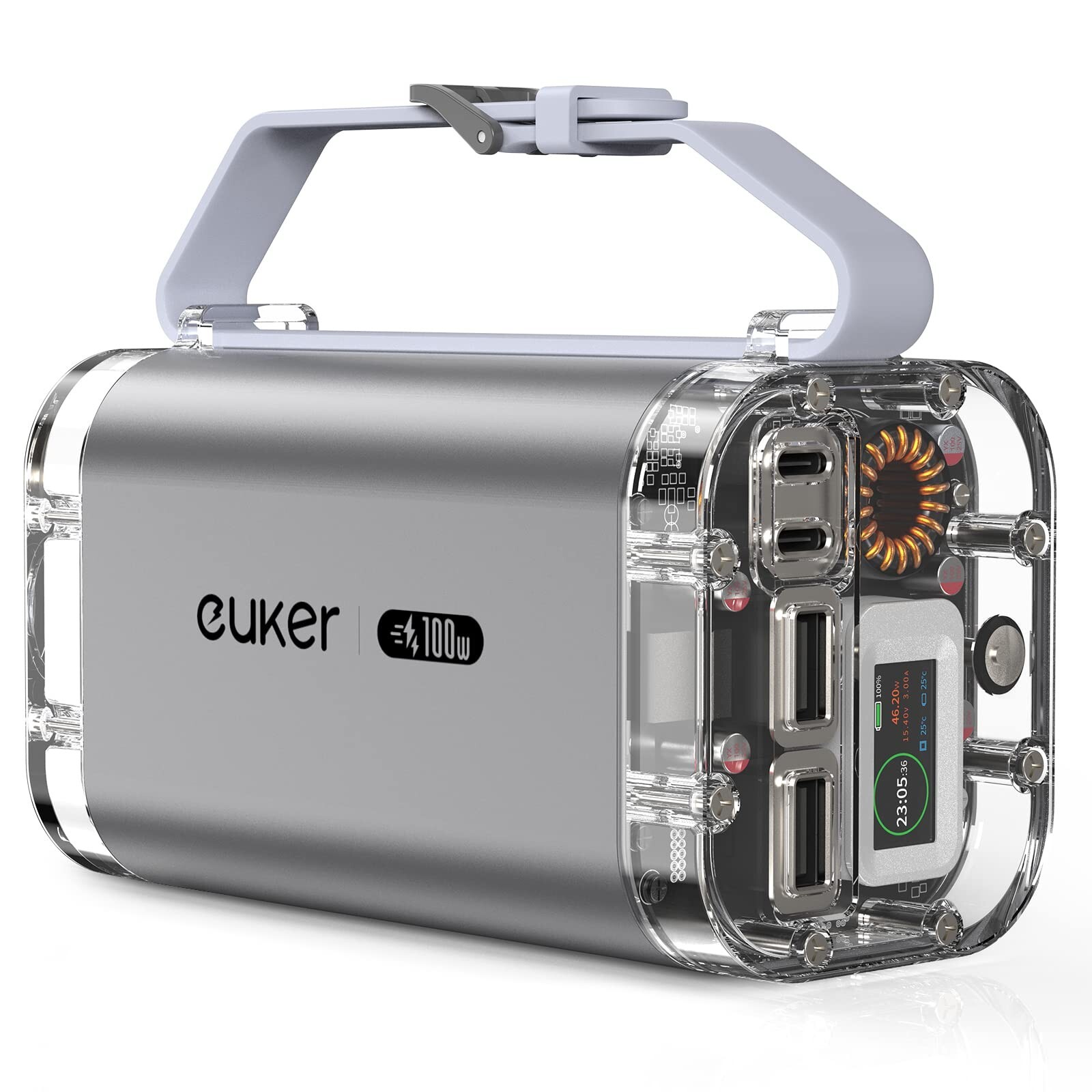 40,000mAh 100W PD Power Bank for Laptop – 4-Port IP67 Waterproof with LED Light-image