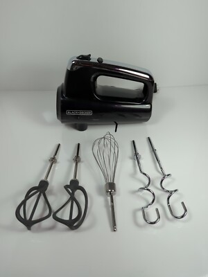 Black And Decker Speed with Turbo Hand Mixer With Attachments