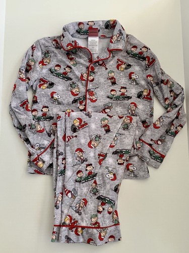 Peanuts Christmas Kids Size 8 M PAJAMAS - Picture 6 of 6