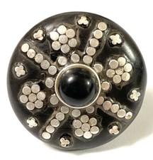 Handmade Wood and Sterling Silver Ring