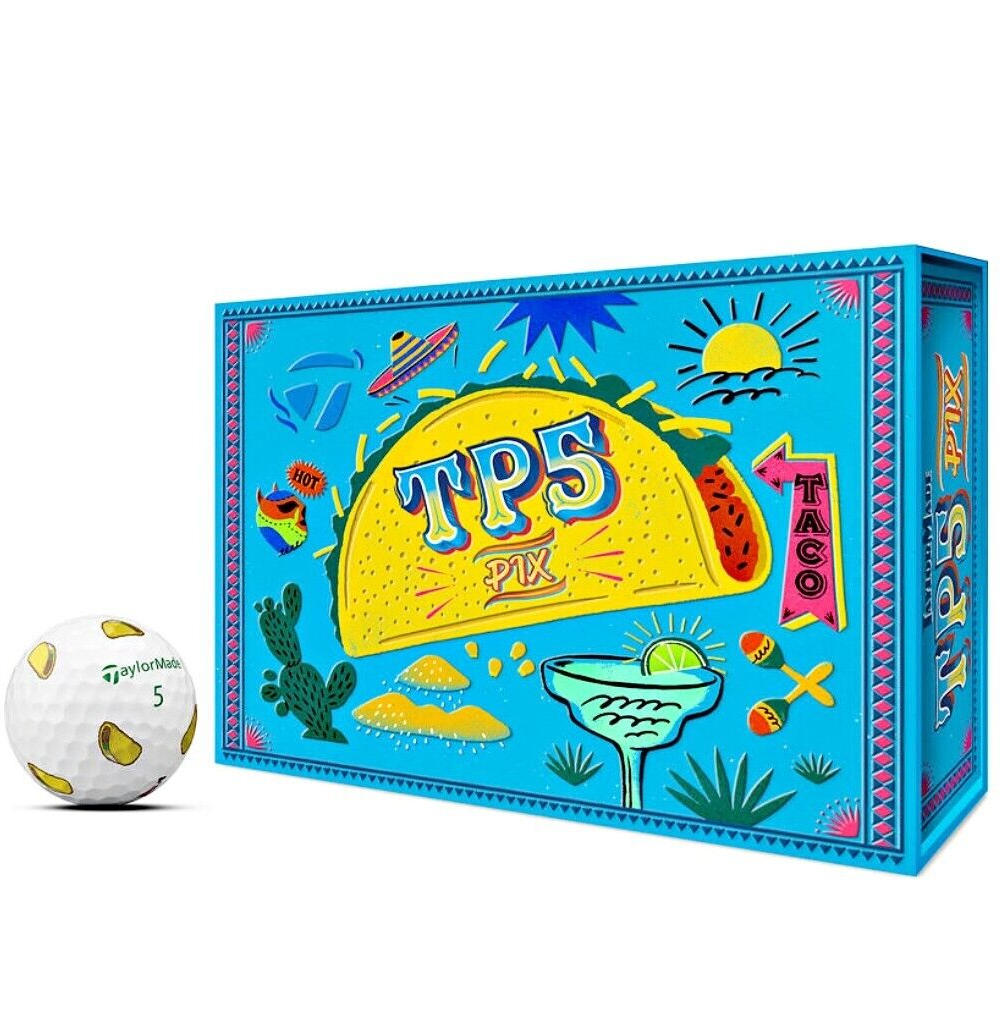 TaylorMade 2024 TP5 Pix TACO Golf Ball 1 Dozen - Limited Edition