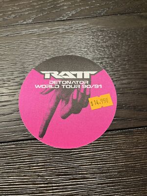 RATT - Detonator World Tour 90/91 Pink Pass | eBay
