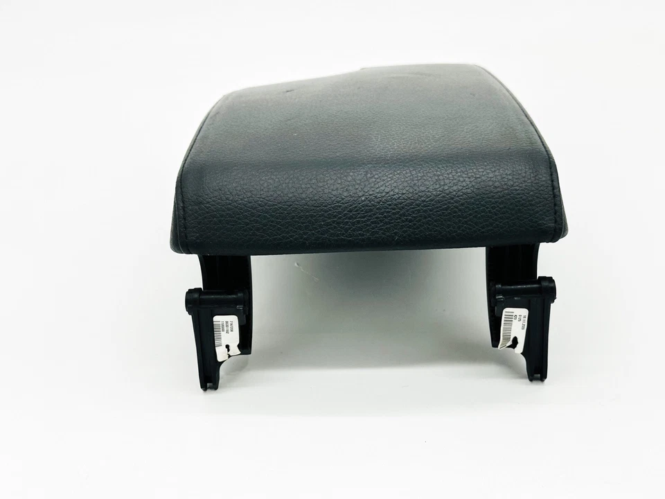 2006-2011 BMW E90 E92 328 335 Center Console Lid/Armrest. Black Leather. OEM - Image 4 of 4