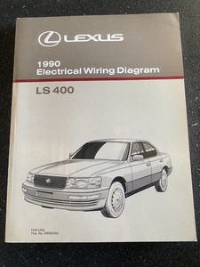 1990 90 LEXUS LS400 ELECTRICAL Manual LS400 Original Repair Service