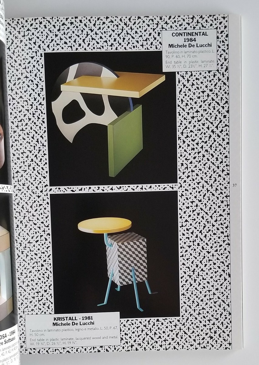 アート・デザイン・音楽 sottsass SCARCE Memphis Design Original Catalog 1991 Ettore Sottsass