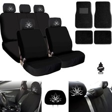 For BMW Lotus Seat Covers and Floor Mats Set Car Truck SUV Full Set