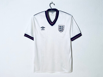 England Adult M 1986 World Cup Home National Team Football Shirt Umbro 1984  1987 UK