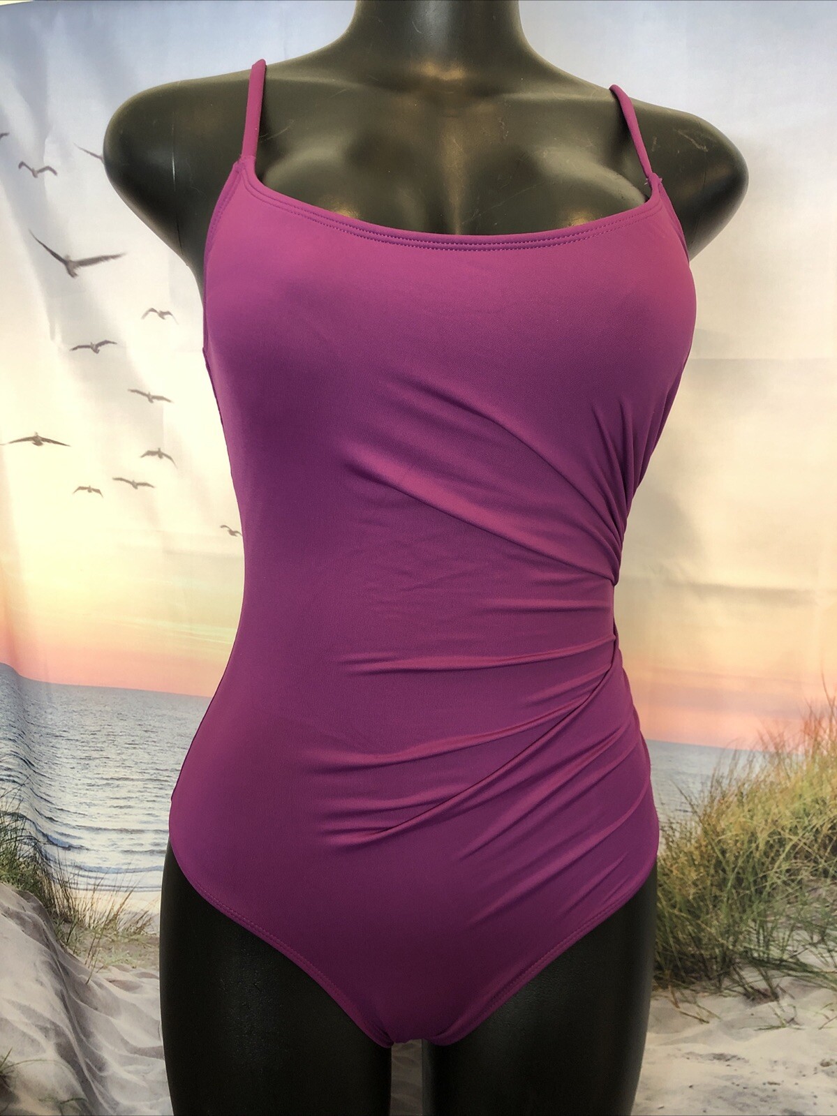 NWT Cupshe Womens One Piece Swimsuit Size XL Purple