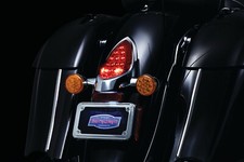 Kuryakyn Chrome Taillight Top Trim Indian Chief Chieftain & Roadmaster