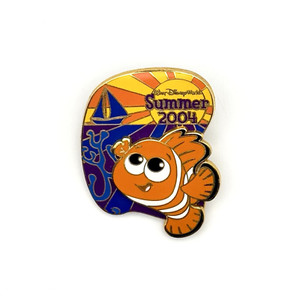 Walt Disney World Summer 2004 Nemo #4 Surprise Release Pin Pinback Button