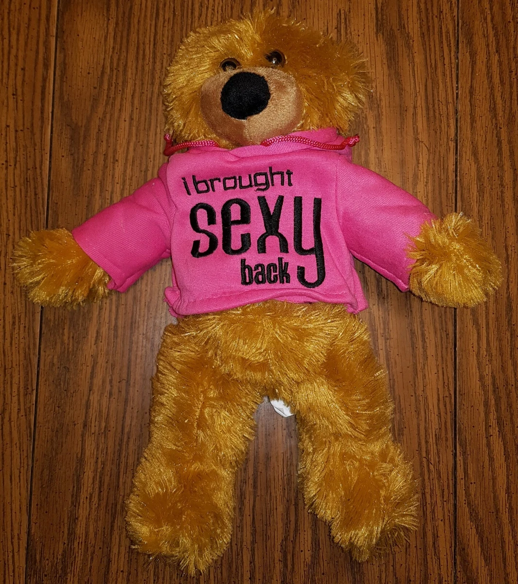 Pink teddy online bear hoodie