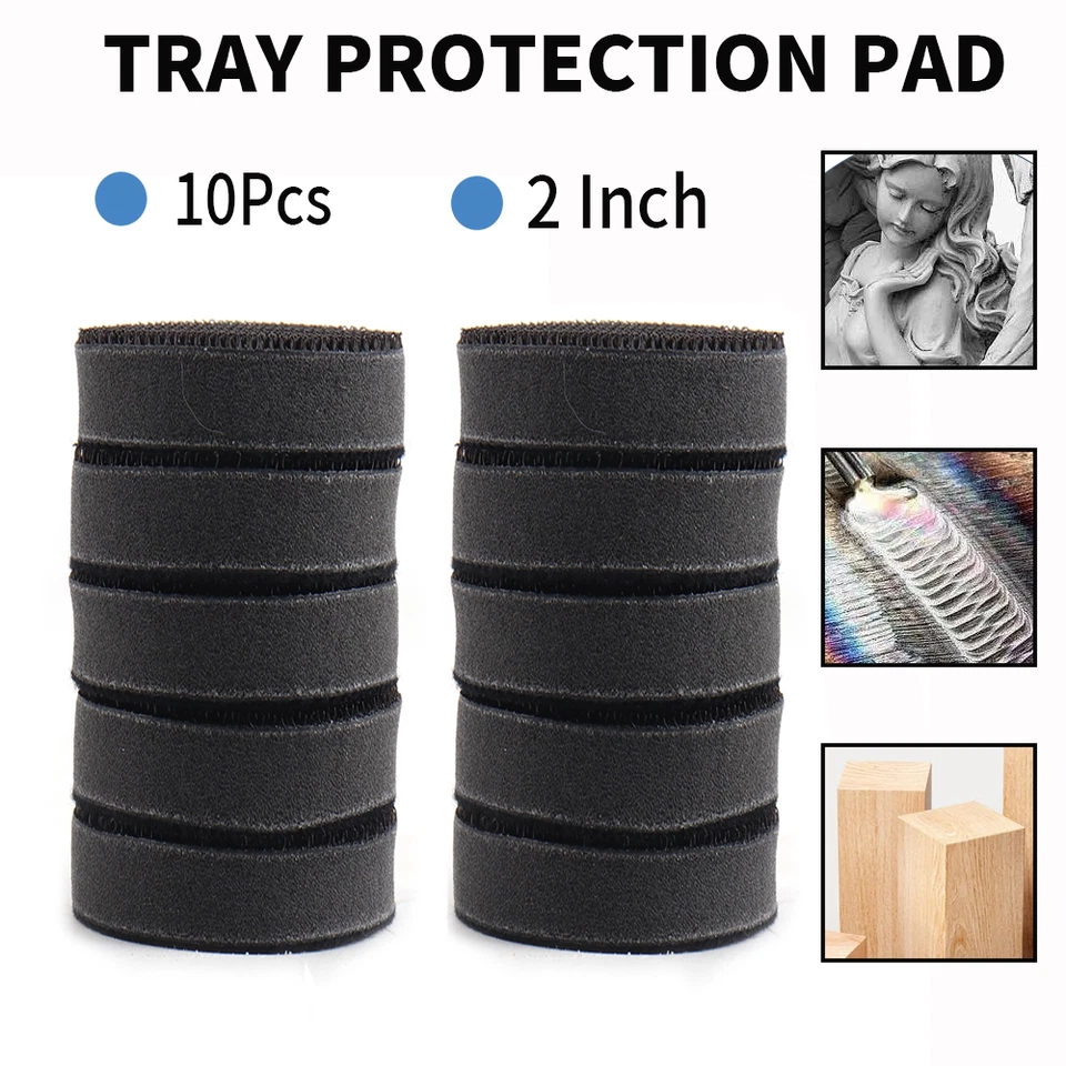 25-150mm Soft Cushion Interface Pad Hook Loop Sponge Sanding Discs Backing Pads