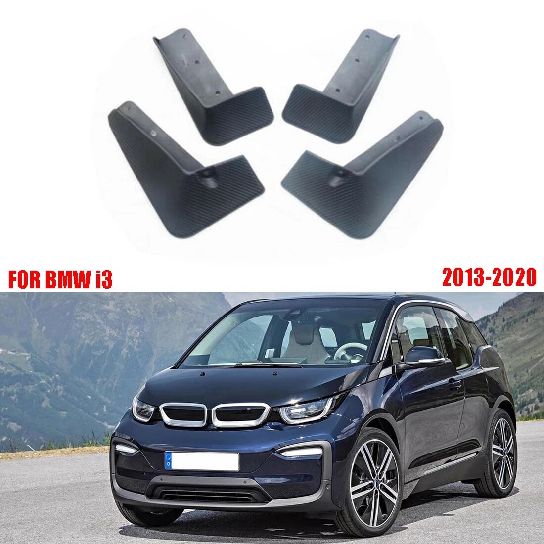 Genuine OEM Set Splash Guards Mud Guards Mud Flaps Fit FOR BMW i3