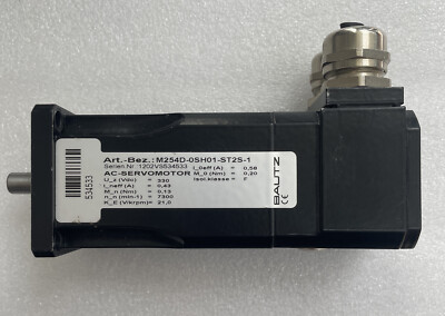 Servo motor motor synchronous motor Bautz M254D-0SH01-ST2S-1