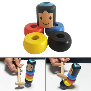 Wooden Man Magic Toy, 2 Toys Included 