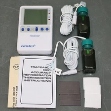 VWR Traceable Refrigerator / Freezer Digital Thermometer 89094-748, Glycol Probe